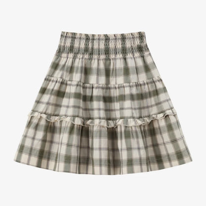 Abiti coordinati morbidi unisex per bambini – motivo a quadri, floreale, 100% cotone, abbigliamento casual estivo