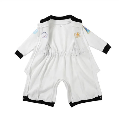 Baby Toddler Astronaut Embroidered Space Suit Jumpsuit Cosplay Costume Long Sleeve Halloween 2026