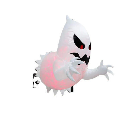 Halloween Ghostbusters-harsfiguur van de groene, oplichtende en opblaasbare geest Slimer als wanddecoratie 2026