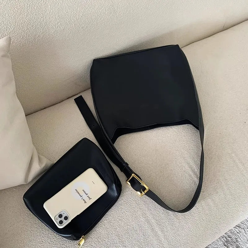 Crossbody taske stor kapacitet spandtaske efterår 2026 trend alsidig hverdagstaske