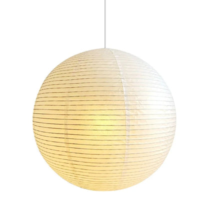 Japandi Wabi Sabi Round Pendant Light E27 LED Hanging Cozy Lamp