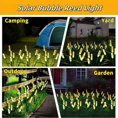 Luci da Giardino a Canne Solari LED in Plastica Impermeabili per Esterni Lampade Oscillanti per Vialetti Decorazione Patio Estate 2026