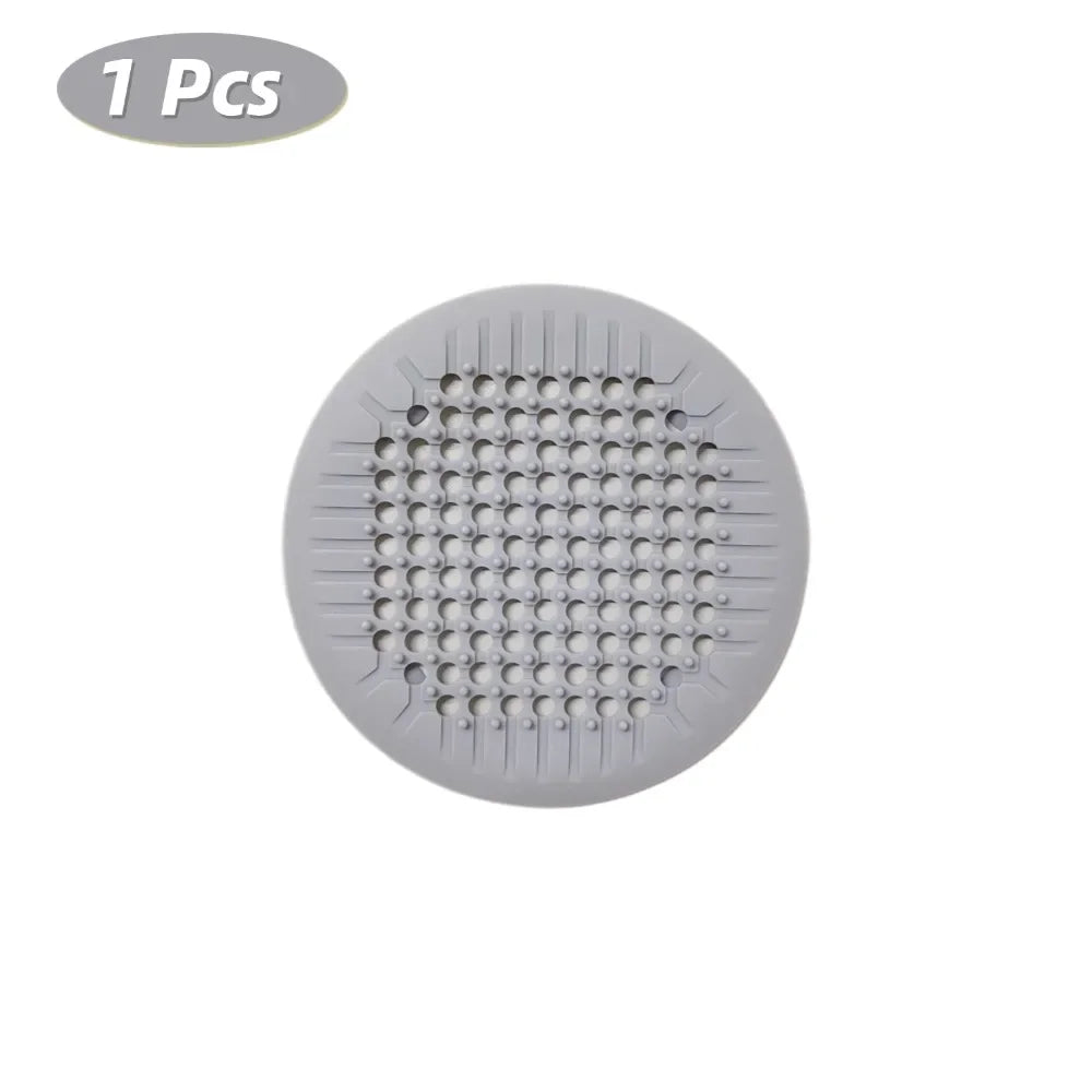Shower Drain Hair Catcher Silicone Drain Cover - Suction Cup Bath Tub Strainer, Fall 2026 Home Refresh Gift Idea