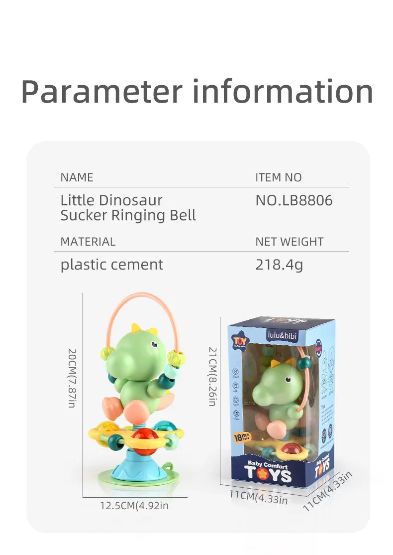 Baby kalmerende rammelaar zuignap speelgoed voor pasgeborenen sensorisch