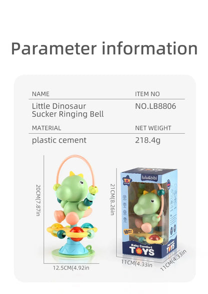 Baby kalmerende rammelaar zuignap speelgoed voor pasgeborenen sensorisch