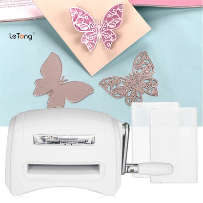 Portable Manual Die Cutting And Embossing Machine For Cards