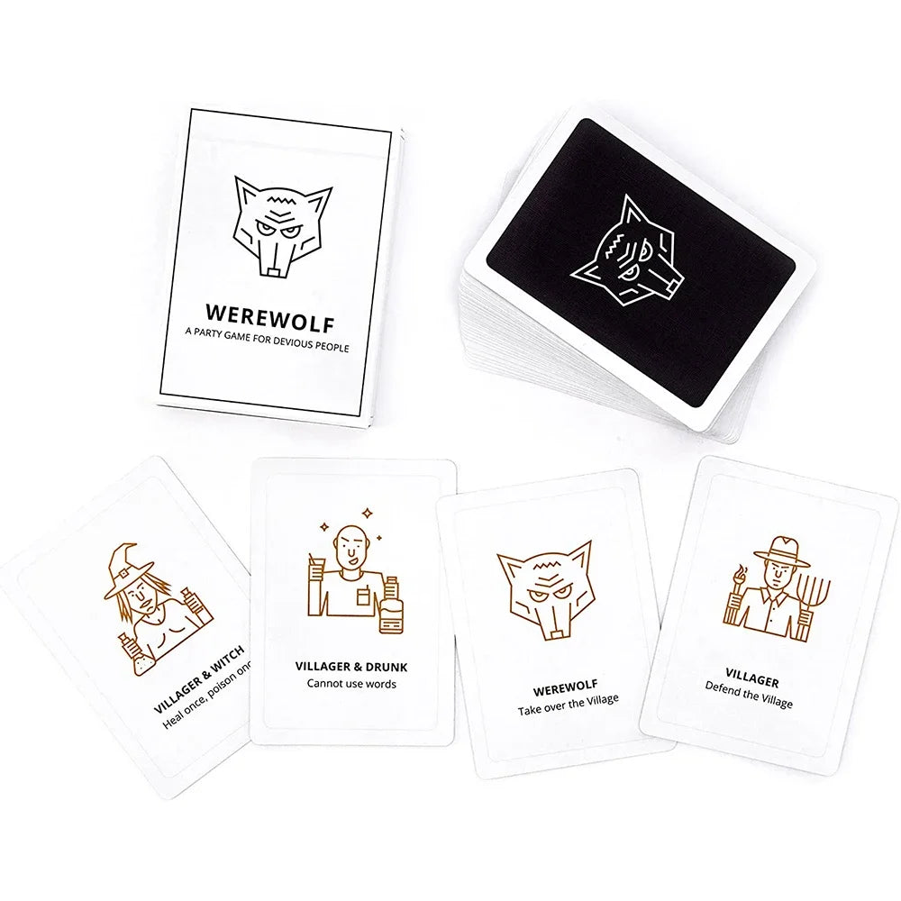 Devious Werewolf Card Game - Fun Party Game for Adults, Perfect for Game Nights and Gatherings by Stellar Factory