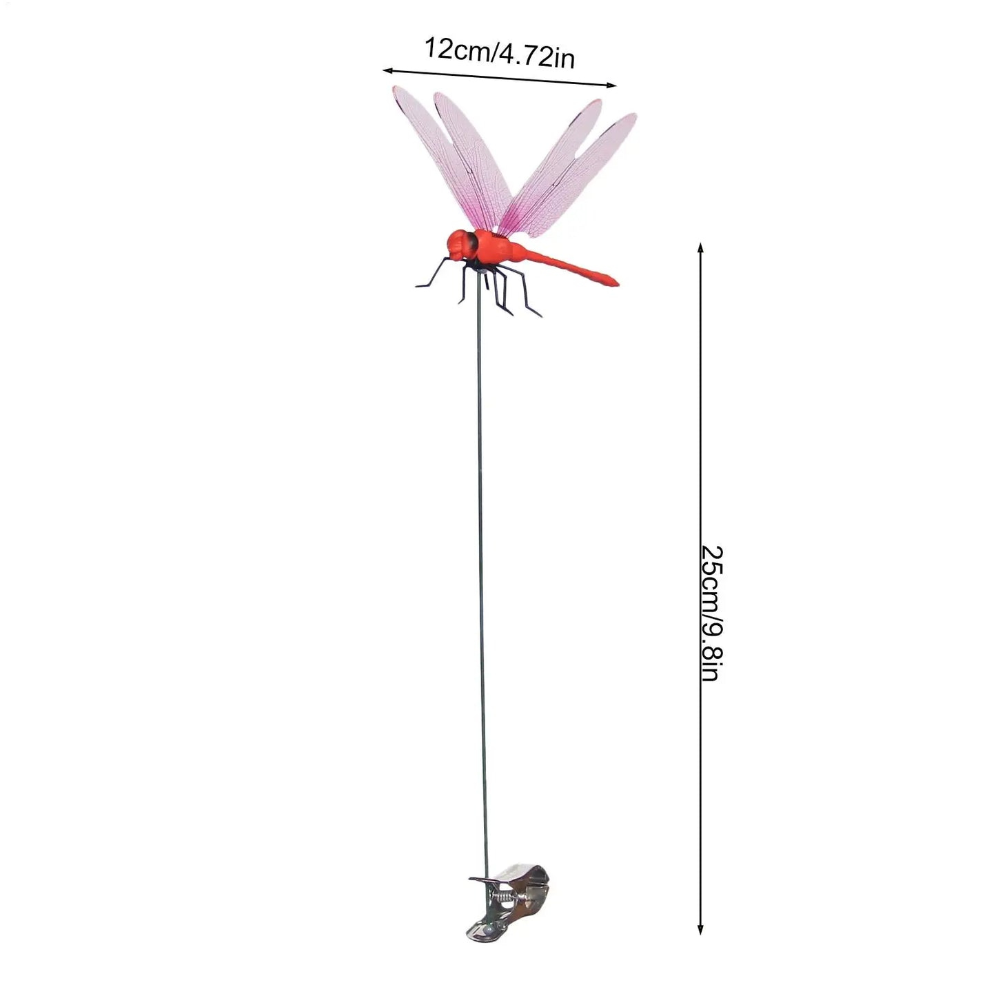 Clip libellula confezione da 12 – clip per cappelli realistiche repellenti per insetti decorazione da giardino tendenza estate 2026