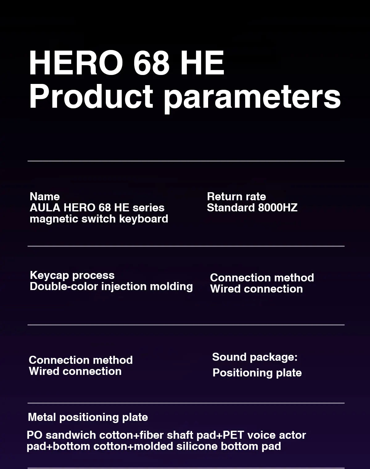 Mechanical Gaming Keyboard 68 Key RGB Compact Esports