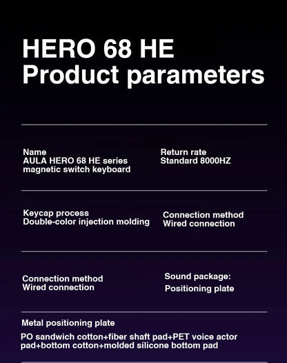 Mechanical Gaming Keyboard 68 Key RGB Compact Esports