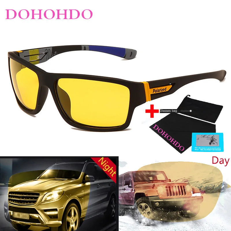 Night Vision Sunglasses Polarized Lenses For Night Driving UV400 Anti Glare Unisex Fall 2025