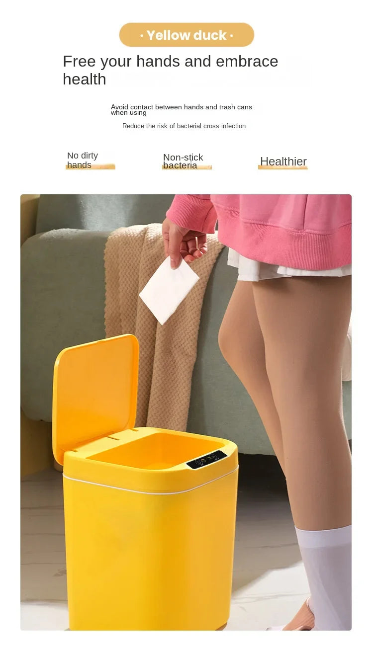 Sensor Trash Can Automatic Waste Bin Home 2025 Hands Free