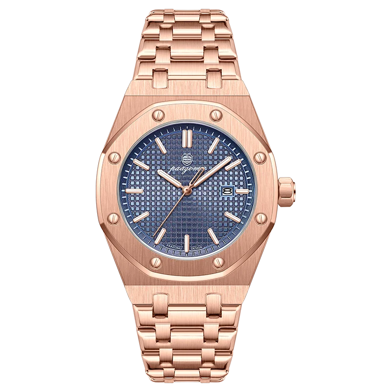 Quartz Stainless Steel Business Watch Waterproof Date