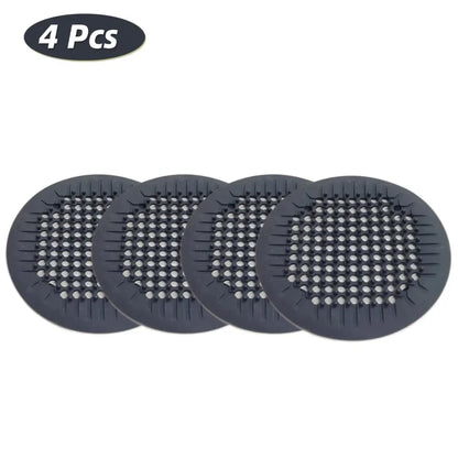 Shower Drain Hair Catcher Silicone Drain Cover - Suction Cup Bath Tub Strainer, Fall 2026 Home Refresh Gift Idea