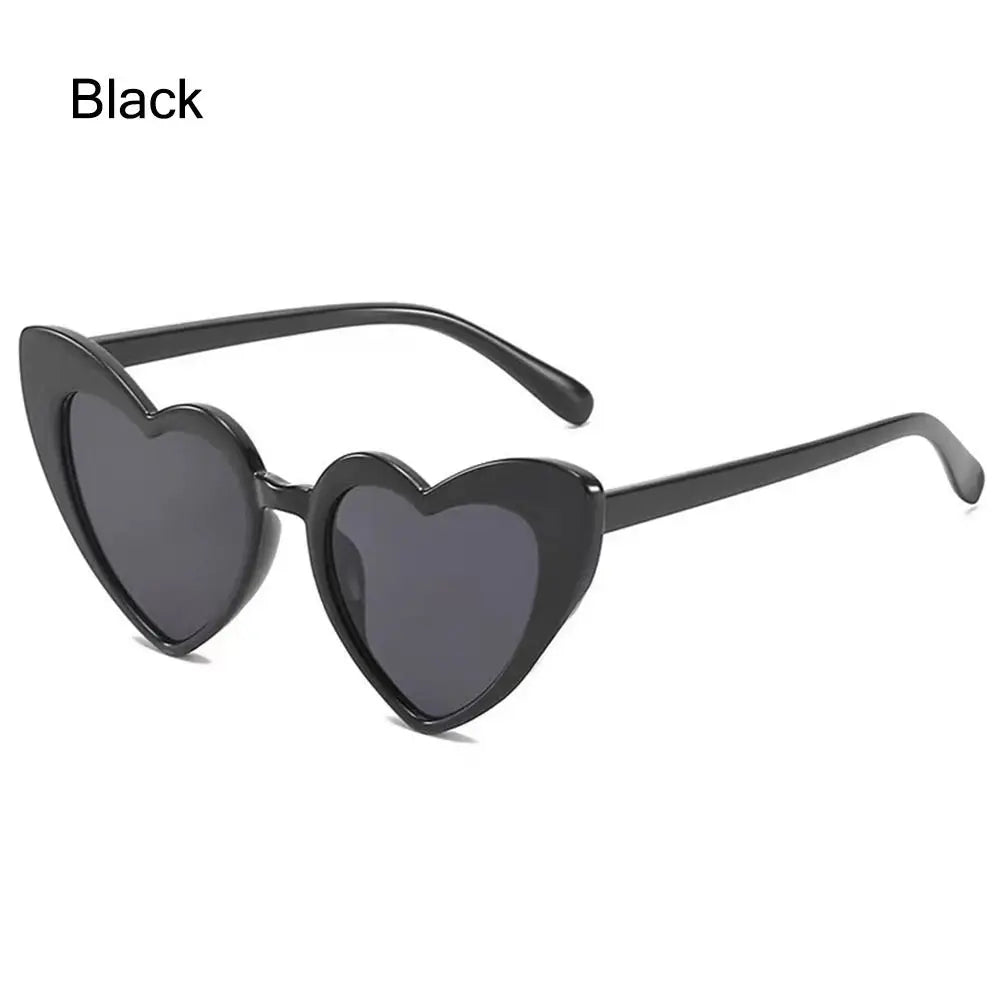 Kids Heart Sunglasses Plastic Frame Heart Shaped Summer 2026 Trend Durable Polycarbonate Lenses Outdoor Play