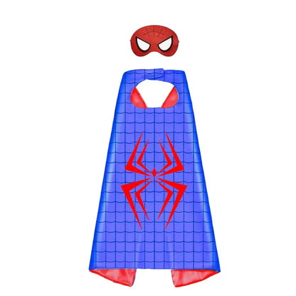 Set superheldencapes voor jongens en meisjes, verjaardagsfeest, cartoonverkleedkleding, Halloween-cosplayfeestbenodigdheden, paascadeau 2026