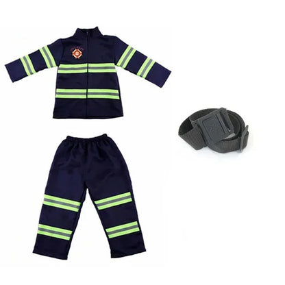Children Fireman Sam Halloween Cosplay Costume Set with Hat and Accessories for Kids 2026