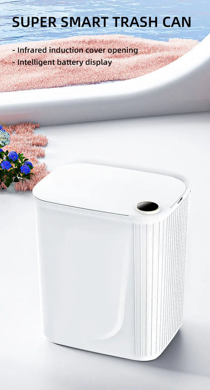 Smart Sensor Trash Can 20L Type C Rechargeable Bathroom