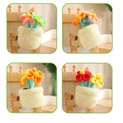 Variant image for Plush Succulent Potted Plant Toy, Soft Cuddly Decor for Home and Gifts, 12-Inch Green Plushies for Kids-2