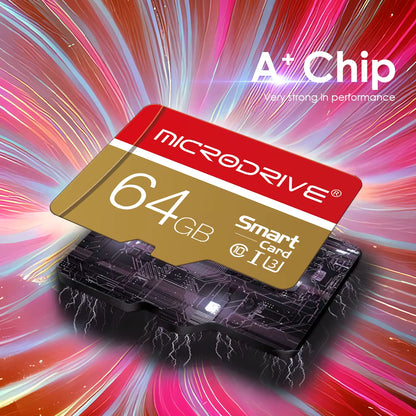 MicroDrive MicroSD Card Class 10 UHS-I U3 Memory Card High Speed TF Card