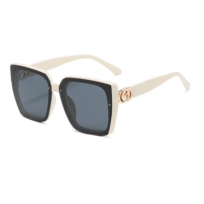Store Ramme Firkantede Solbriller Kvinder Designer UV400 Rejse Eyewear Udendørs Mode