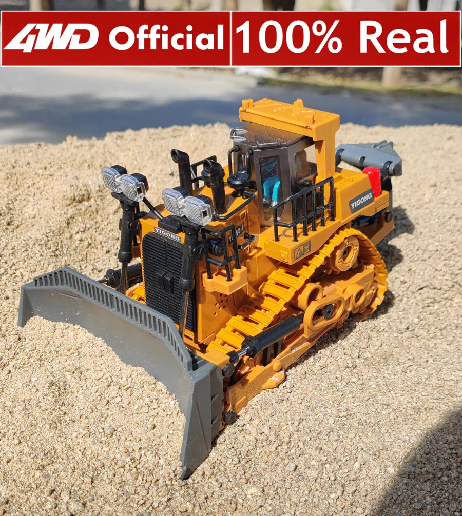 Remote Control Excavator Toy 4WD Construction Vehicle Battery Included Kids Gift Fall 2025