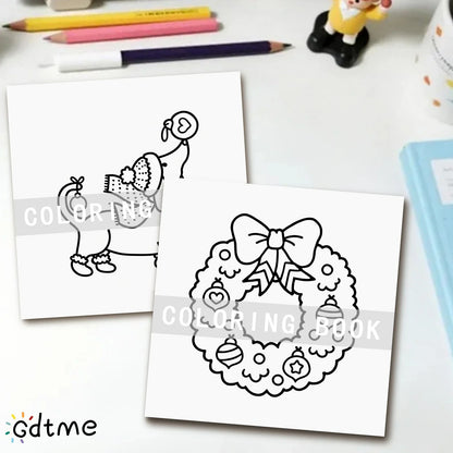 Coloring Book For Adults Cozy Christmas Theme Easy Relaxing Holiday Coloring Pages Gift Idea 2025