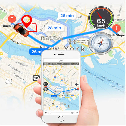 Car WiFi Full HD 1080P Dash Cam with Night Vision and GPS Logger