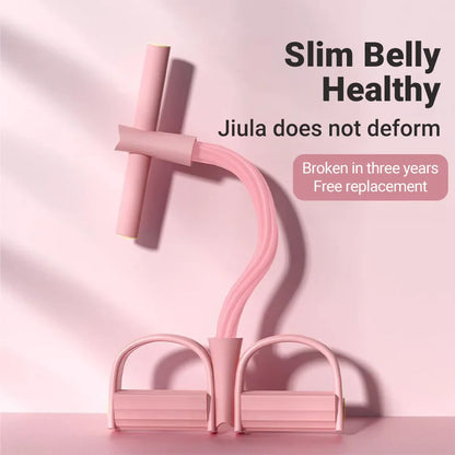 Resistance Band 6 Tube Pedal Puller Fitness Trainer