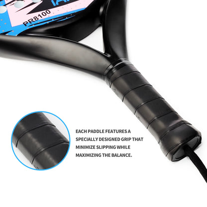 Letvægts Carbon Fiber Padelketcher med EVA Memory Foam-kerne for forbedret ydeevne og komfort