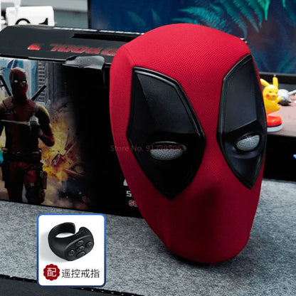 Deadpool Electric LED Helmet with Blink and Glow Effect Cosplay Mask for Adults 2026