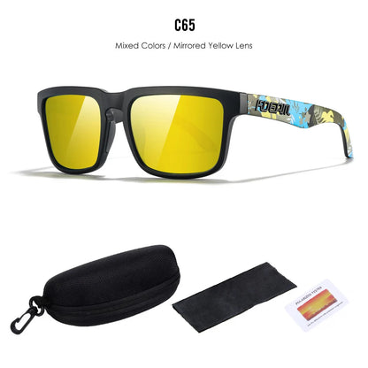 Lunettes de soleil polarisées unisexes pour l'extérieur tendance été 2026 Verres miroir légères Protection UV Idée cadeau