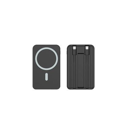 Power Bank Caricatore Wireless Magnetico - Batteria Portatile Sottile, 2 Cavi, Ricarica Veloce Ritorno a Scuola 2026