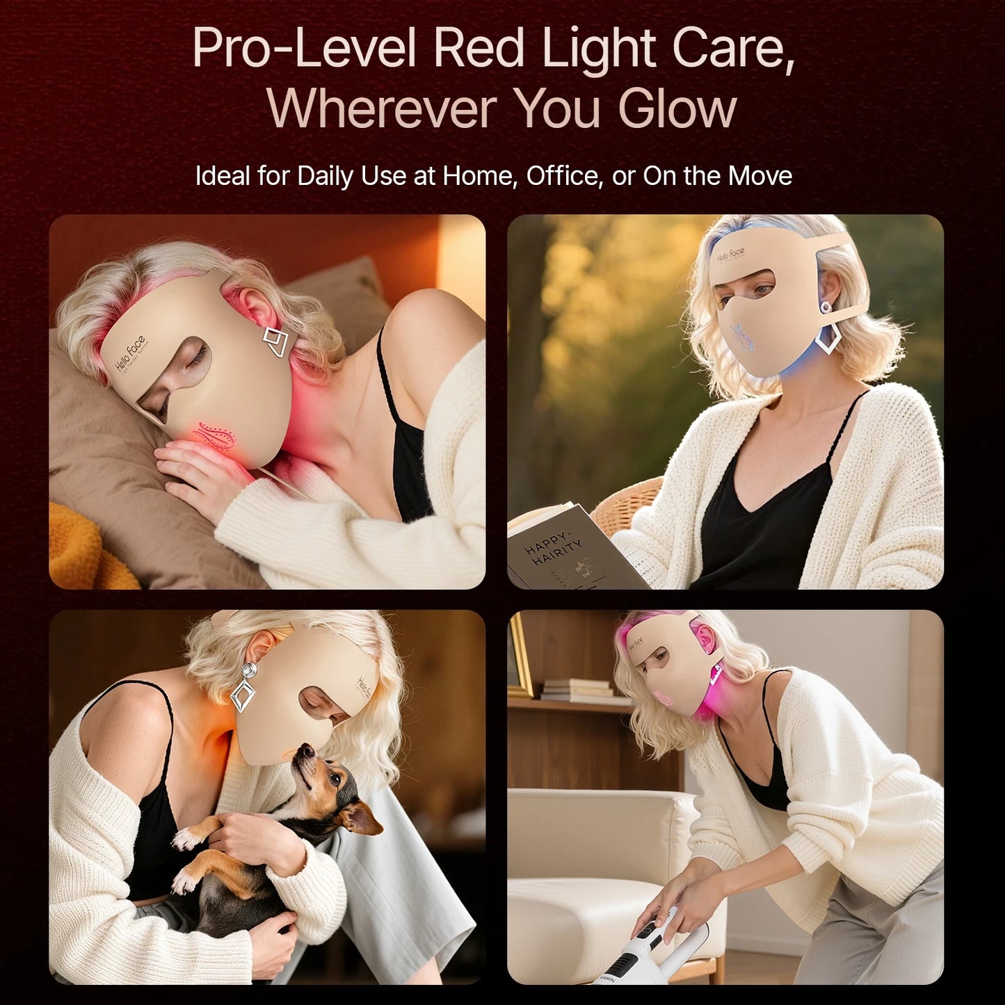 LED Light Therapy Mask 4D Facial Device Anti Aging And Acne Care Fall 2026 Skincare Trend