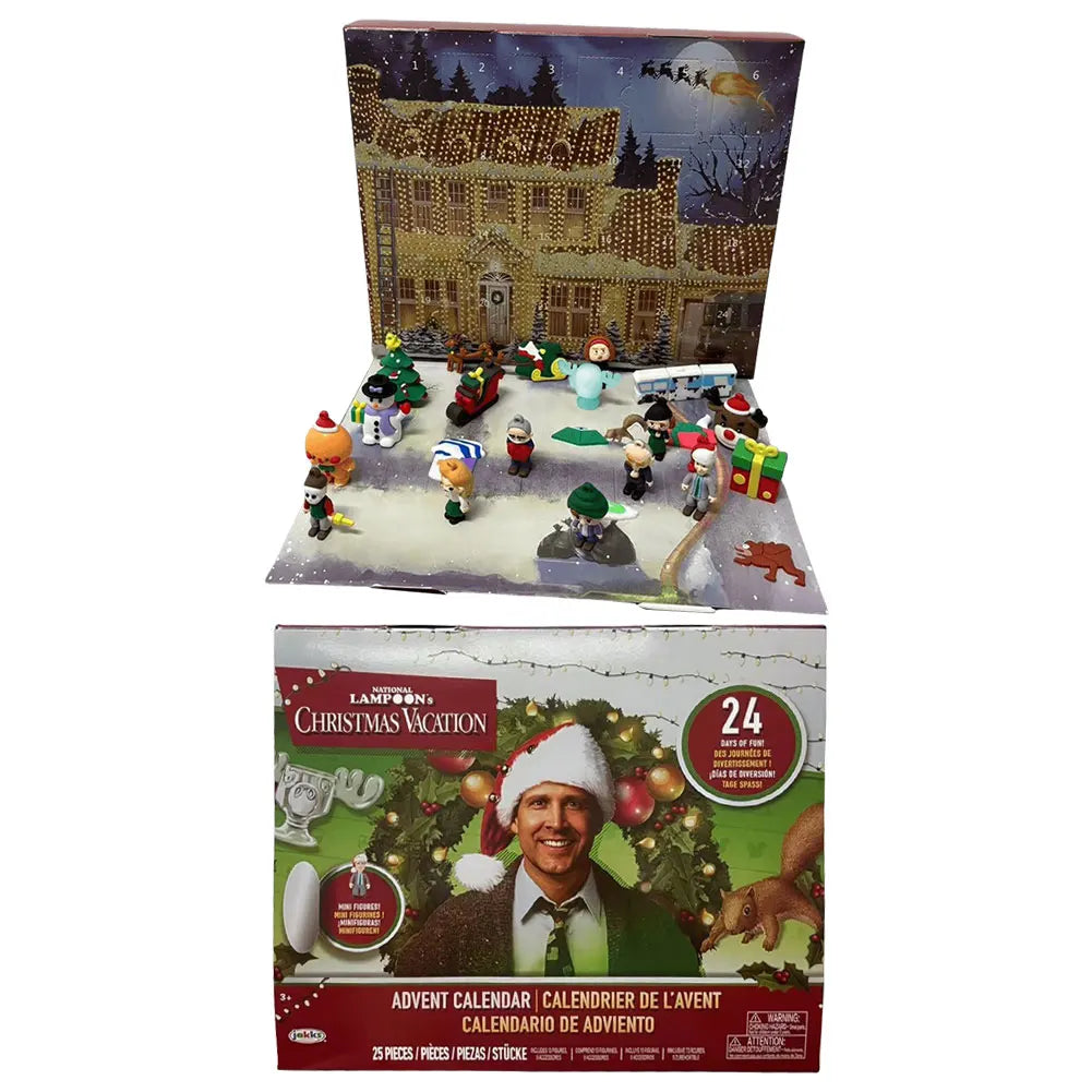 Calendario de Adviento 24 Días Figuras 3D Regalo de Cuenta Regresiva de Navidad