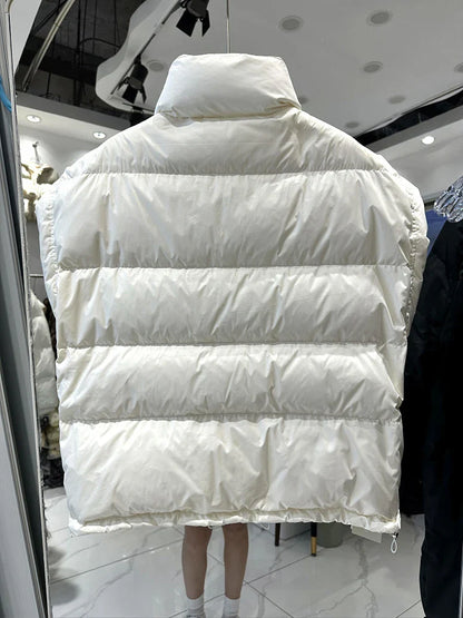 Insulating Women’s Down Vest - Cropped, Duck, Winter