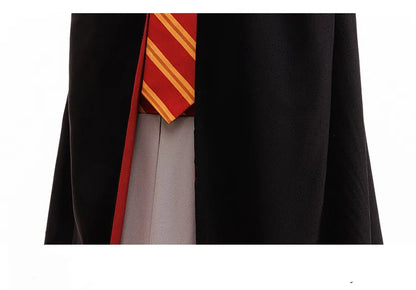 Halloweenkostuumset voor meisjes met cape van de toverschool, gestreepte top en carnavals- of verjaardags verkleedkleding 2026
