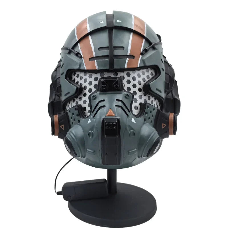 Titanfall Jack Cooper LED-verlichte cosplayhelm van hars, Halloweenkostuummasker voor volwassenen 2026