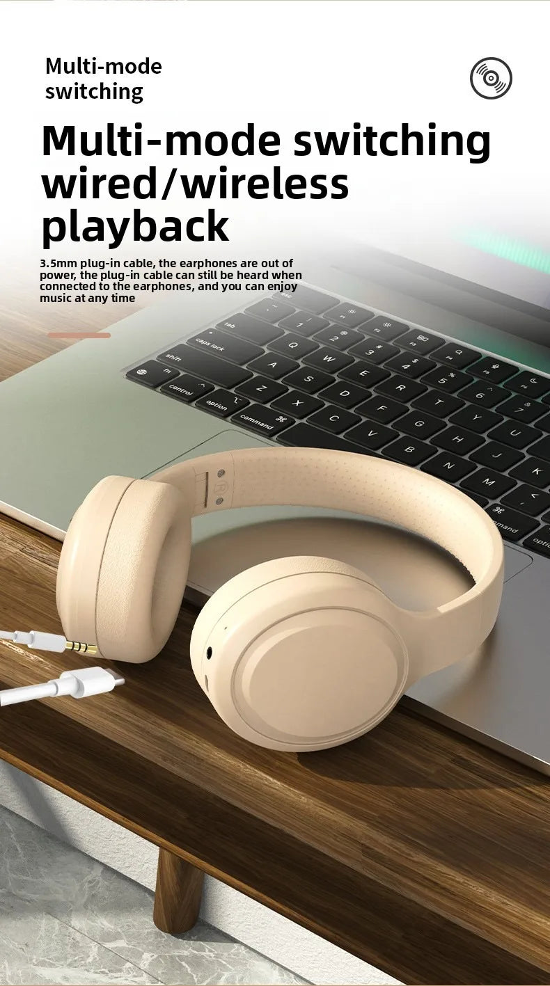 Wireless Bluetooth Headphones Over Ear Noise Cancelling