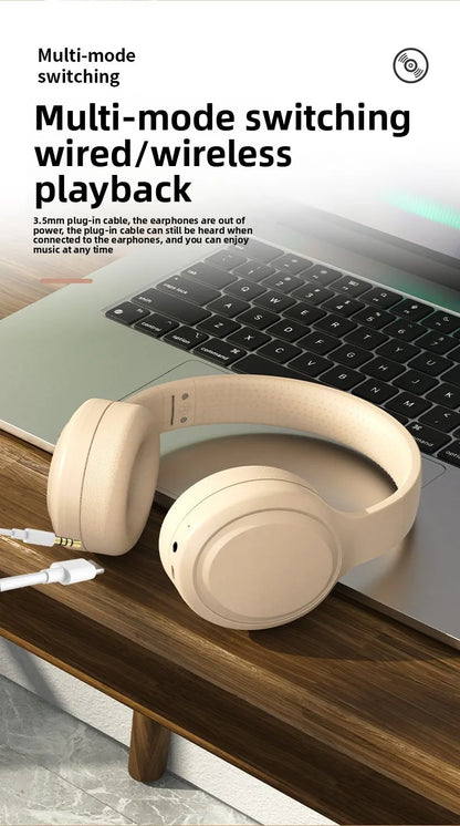 Wireless Bluetooth Headphones Over Ear Noise Cancelling