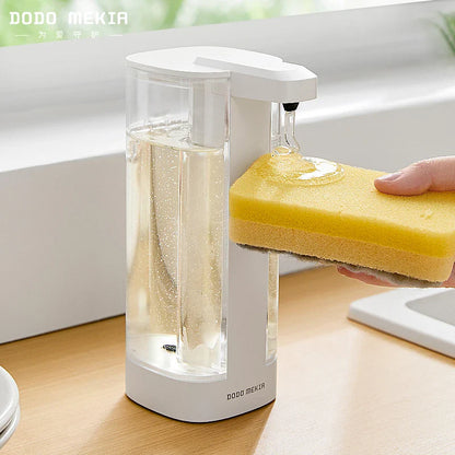 Automatisk sæbedispenser 500ml sensor køkken berøringsfri desinfektionsmiddel dispenser efterår 2025 hygiejnisk genopladelig
