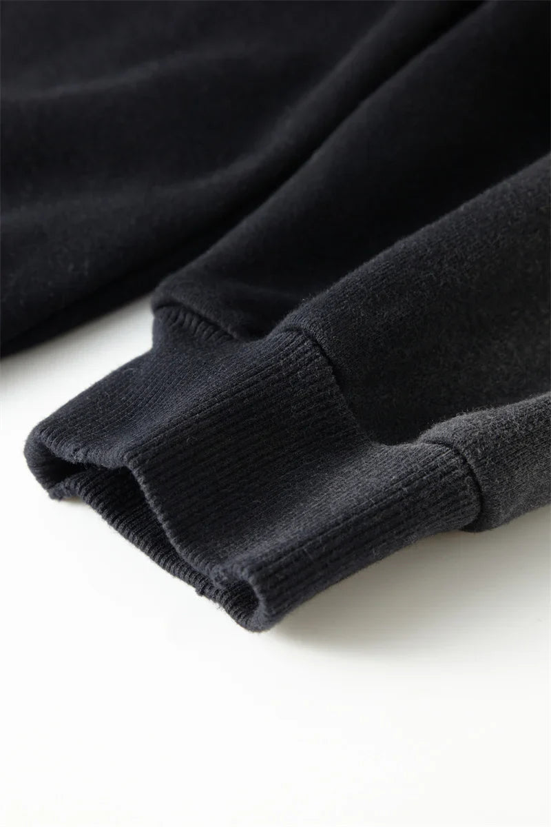 Warm Relaxed Men's Zip Up Hoodie - Oversize, Plush, Winter