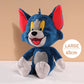 Cute Tom and Jerry Plush Doll - Soothing Sleep Pillow for Babies, Perfect Gift for Children and Doll Lovers