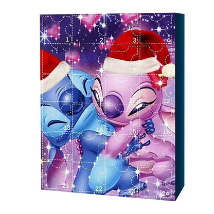 Calendario de Adviento Figuras Mini Stitch 24 Días Navidad