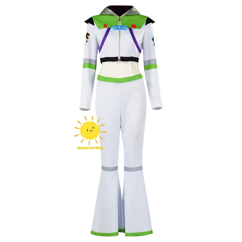Buzz Lightyear Toy Story Disney-cosplaypak, jumpsuit met vleugels voor volwassenen, Halloweenfeest 2026