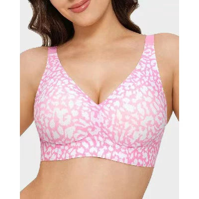 Breathable Women's Bra - Seamless, Full Cup, Wire-Free, Nylon-Elastane Blend, Daily Wear