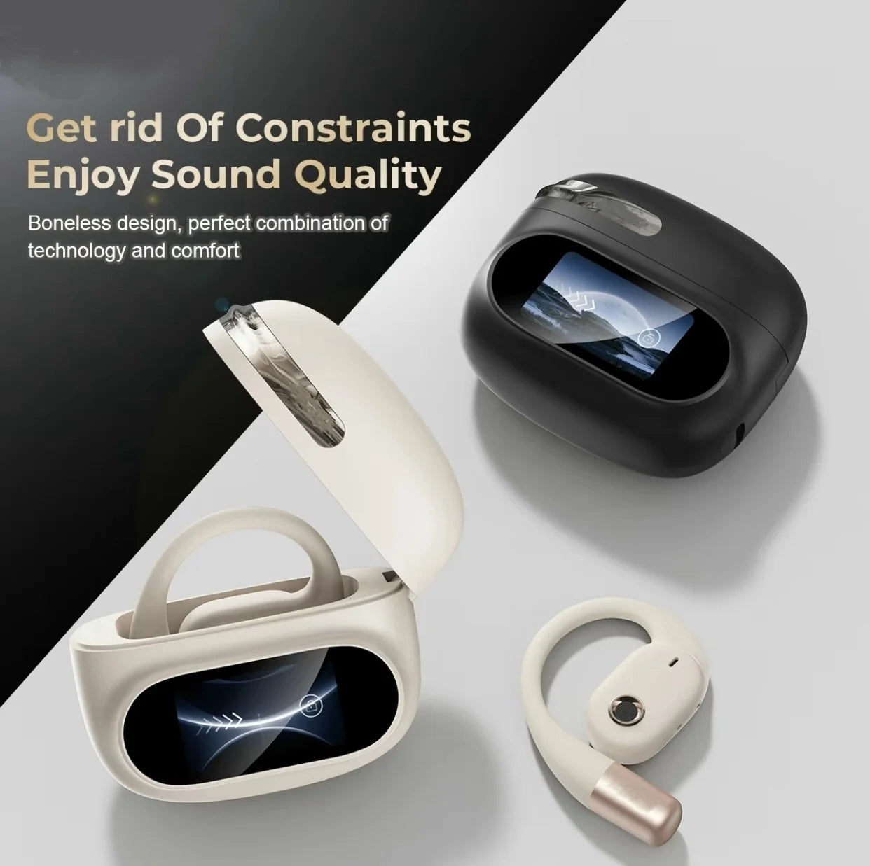 AI Translation Bluetooth Earphones With ANC And Touch