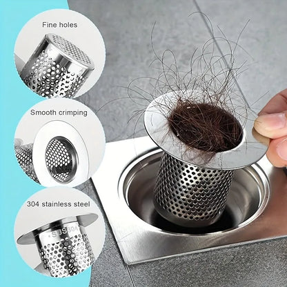 Drain Filter Sink And Shower Drain Catcher Fall 2026 Kitchen And Bathroom Protection Easy Install Hair Debris Block