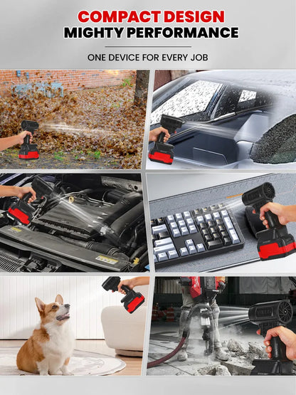 Car Dryer Turbo Air Gun Cordless Turbo Jet Blower Car Care 2025 Fast Drying High Thrust