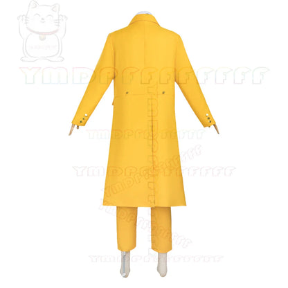 Jim Carrey The Mask-cosplaykostuum met groen gezicht en geel pak, anime-set voor volwassenen, Halloween 2026